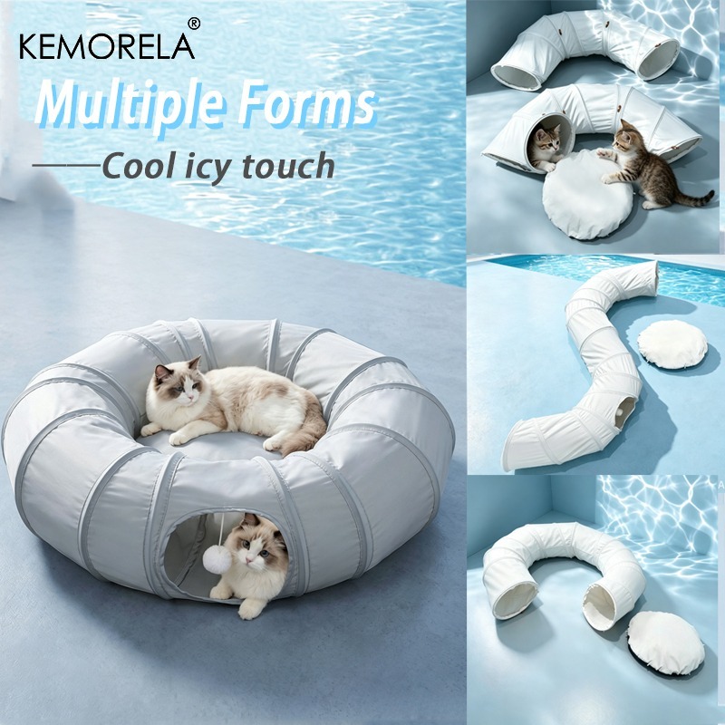 KEMORELA Summer Cooling Cat Tu - đánh giá và giá Cat Tunnel Toy