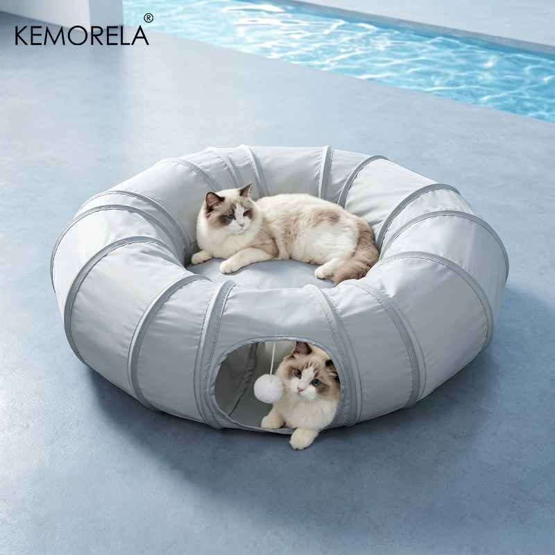 KEMORELA Summer Cooling Cat Tu - đánh giá và giá Cat Tunnel Toy