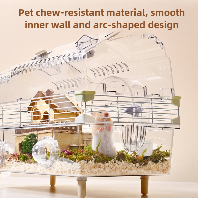 ‌Hamster Cage with Large View  - đánh giá và giá Hamster Cage Wheel