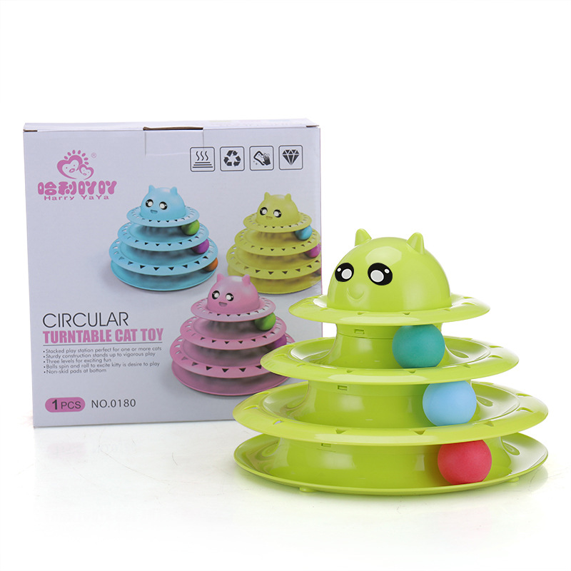Amazon pet three-layer turntab - đánh giá và giá Pet Supplies In Amazon