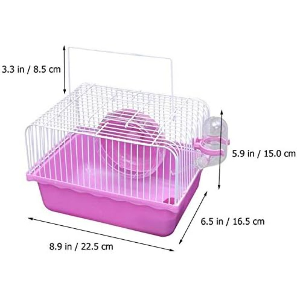 Pet Hamster Cage with Running  - đánh giá và giá Hamster Cage Wheel