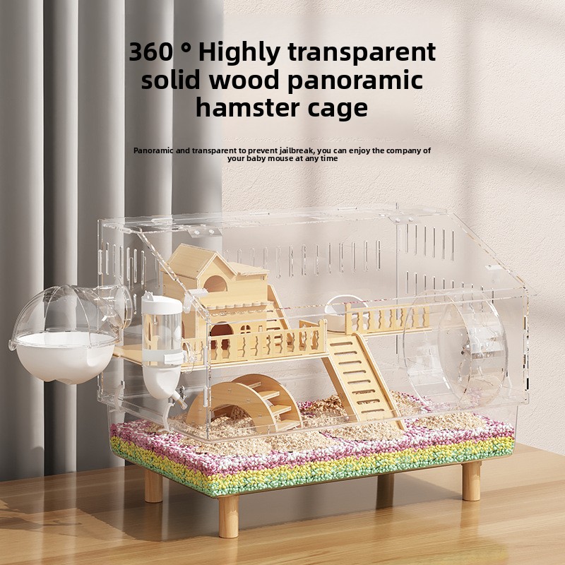 60cm Large Acrylic Hamster Cag - đánh giá và giá Hamster Cage Wheel