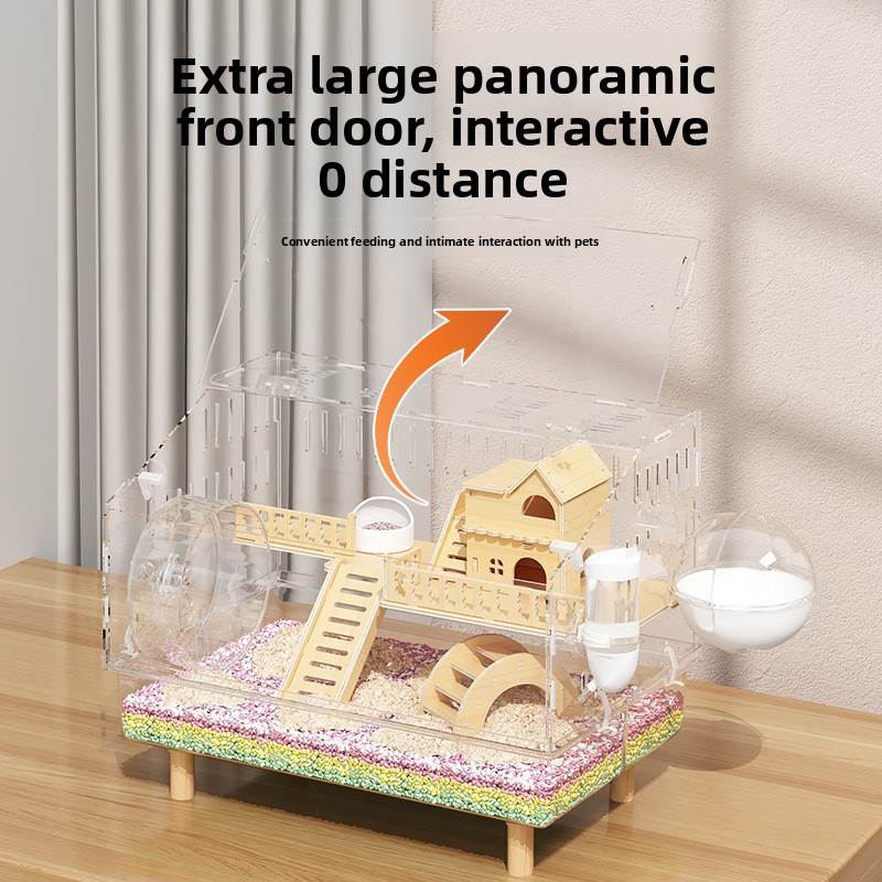 60cm Large Acrylic Hamster Cag - đánh giá và giá Hamster Cage Wheel