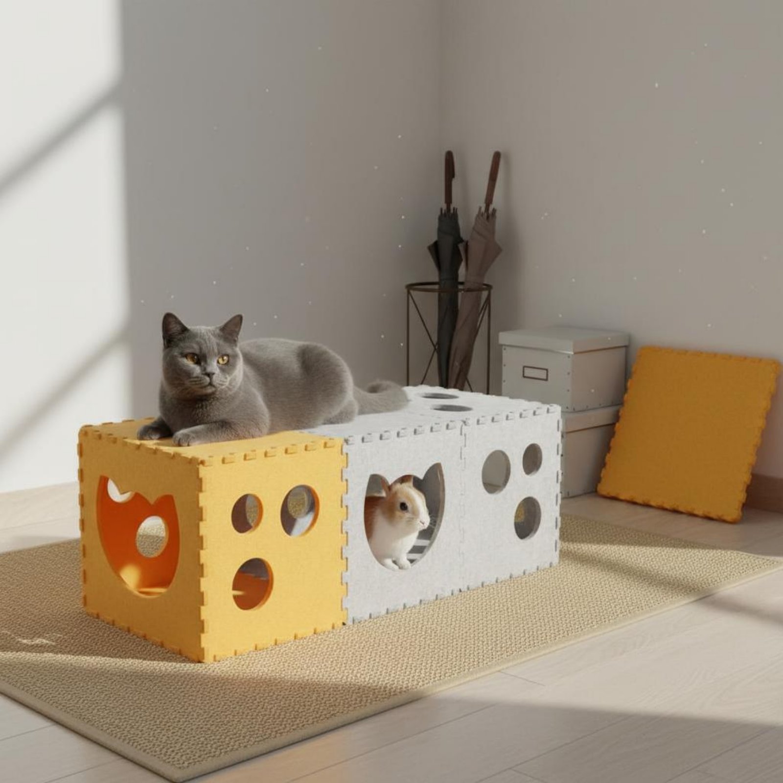 Foldable Play Tunnel Stable &  - đánh giá và giá Cat Tunnel Toy