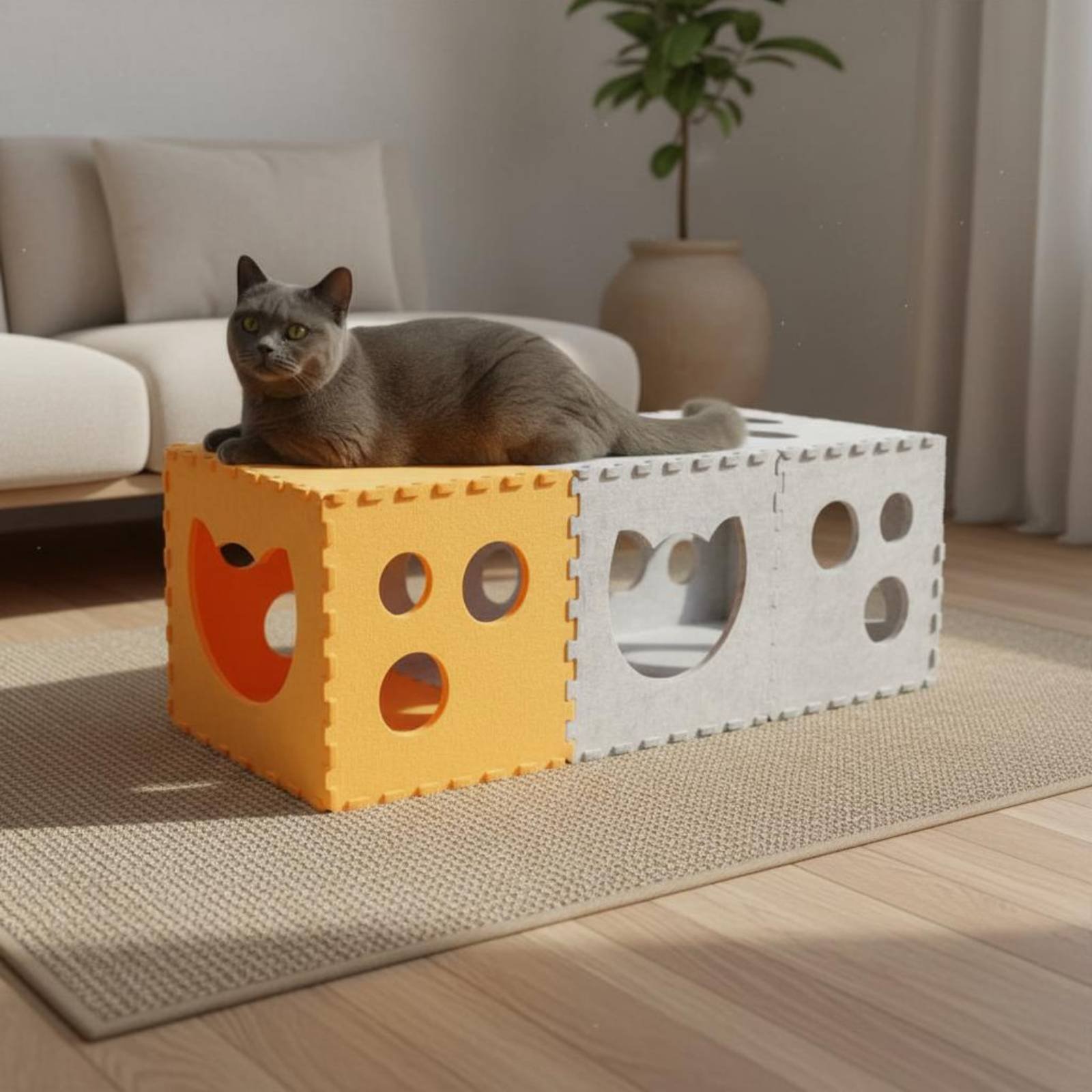 Foldable Play Tunnel Stable &  - đánh giá và giá Cat Tunnel Toy