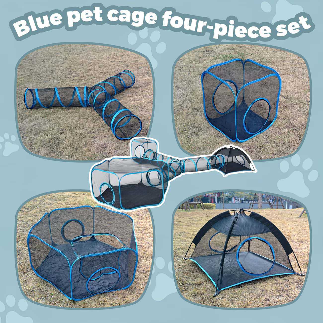 Foldable Portable Breathable P - đánh giá và giá Cat Tunnel Toy