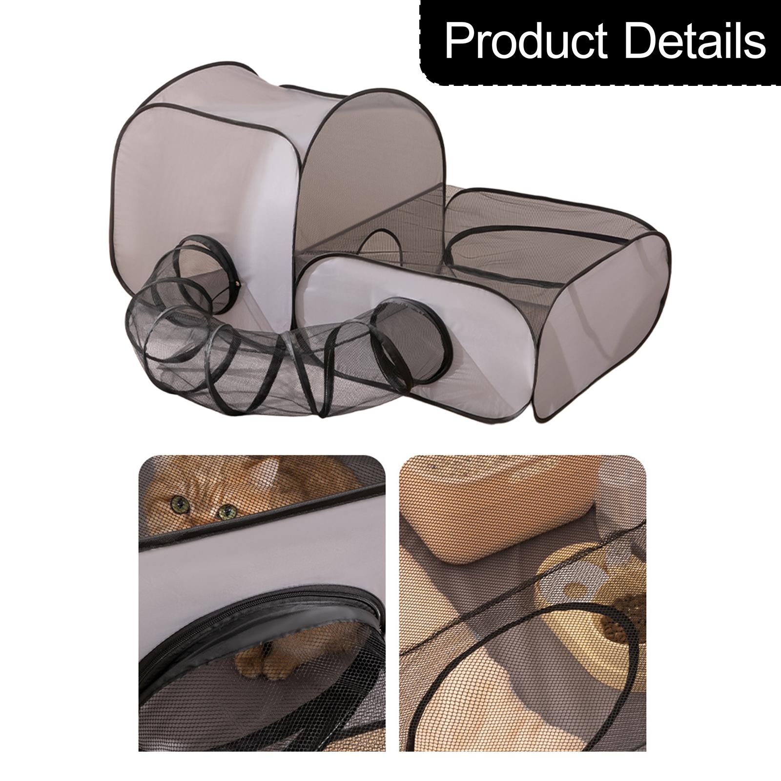 Cat Tube Tunnel Cage House Fol - đánh giá và giá Cat Tunnel Toy