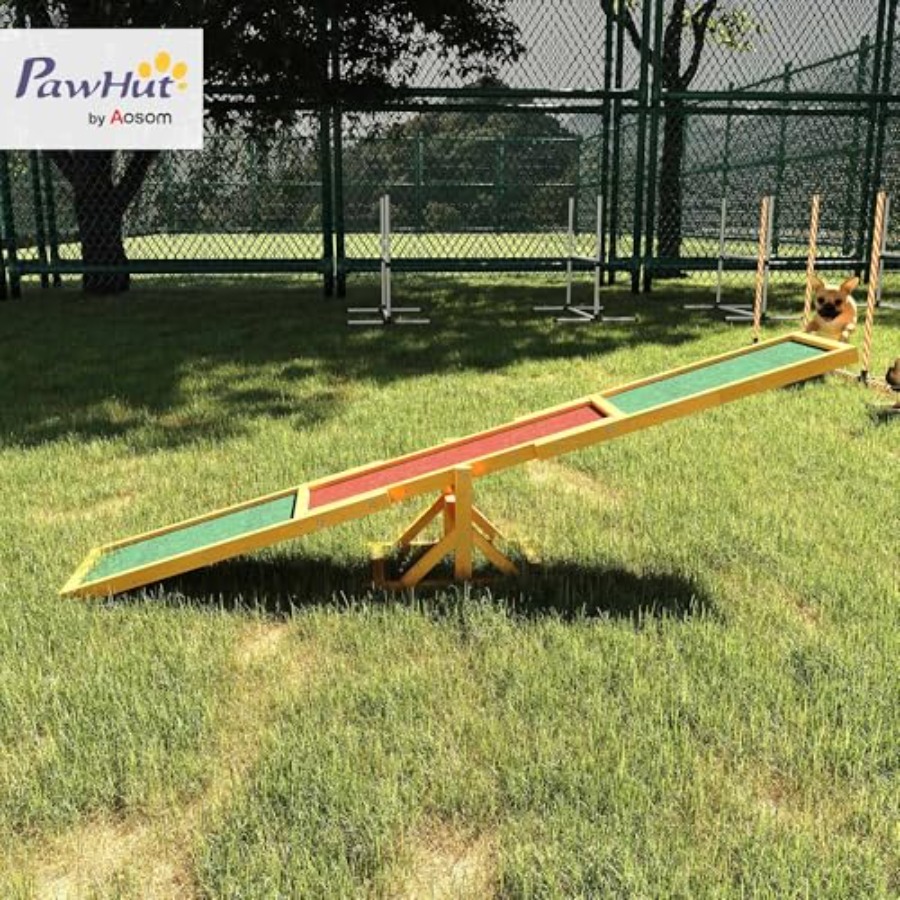 Wooden Dog Agility Seesaw for  - đánh giá và giá Pet X Supplies & Tack Howell Mi