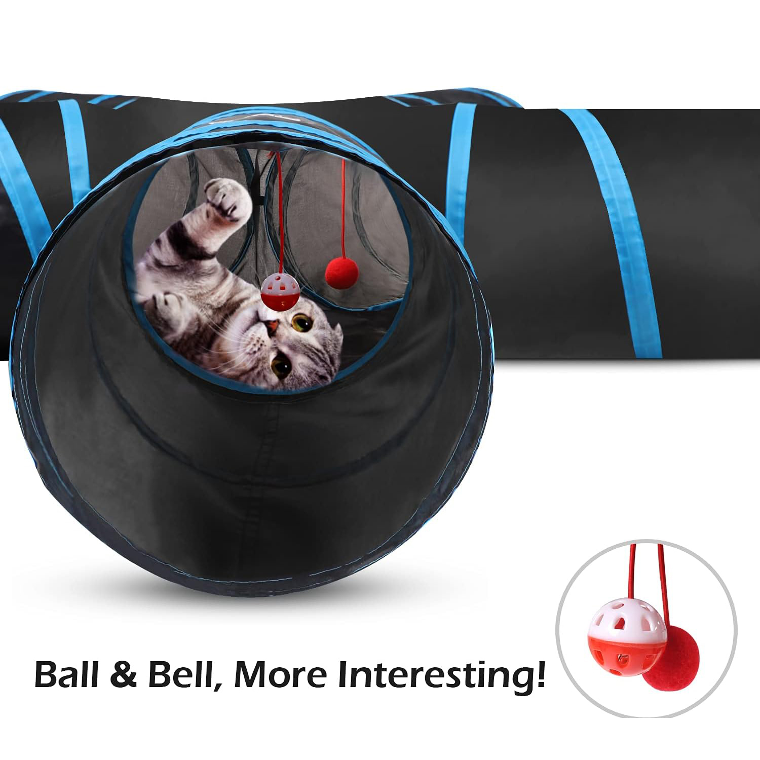 Pawaboo Cat Toys Cat Tunnel Tu - đánh giá và giá Cat Tunnel Toy