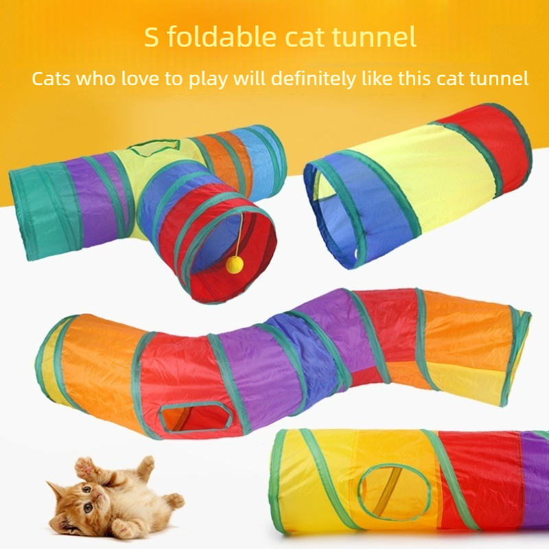 Cat Tunnel Teaser Stick, Kitte - đánh giá và giá Cat Tunnel Toy