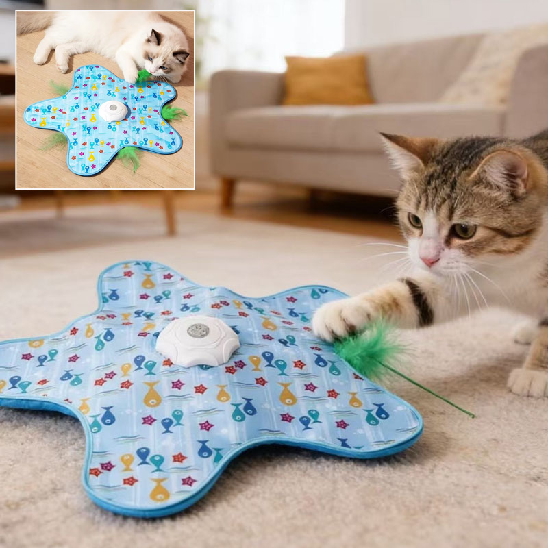 Electric Cat Turntable Automat - đánh giá và giá Cat Tunnel Toy