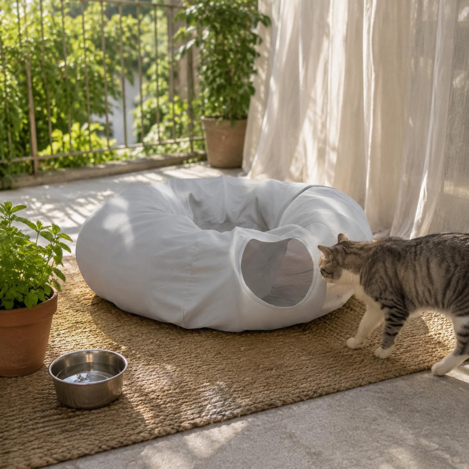 Feline Donut Tunnel Cooling Fe - đánh giá và giá Cat Tunnel Toy