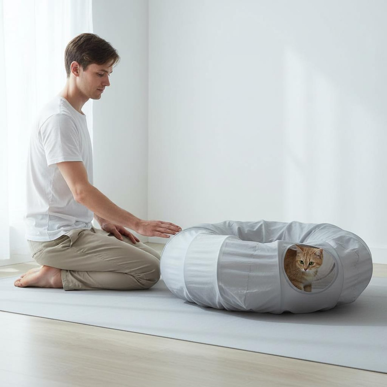 Feline Donut Tunnel Cooling Fe - đánh giá và giá Cat Tunnel Toy