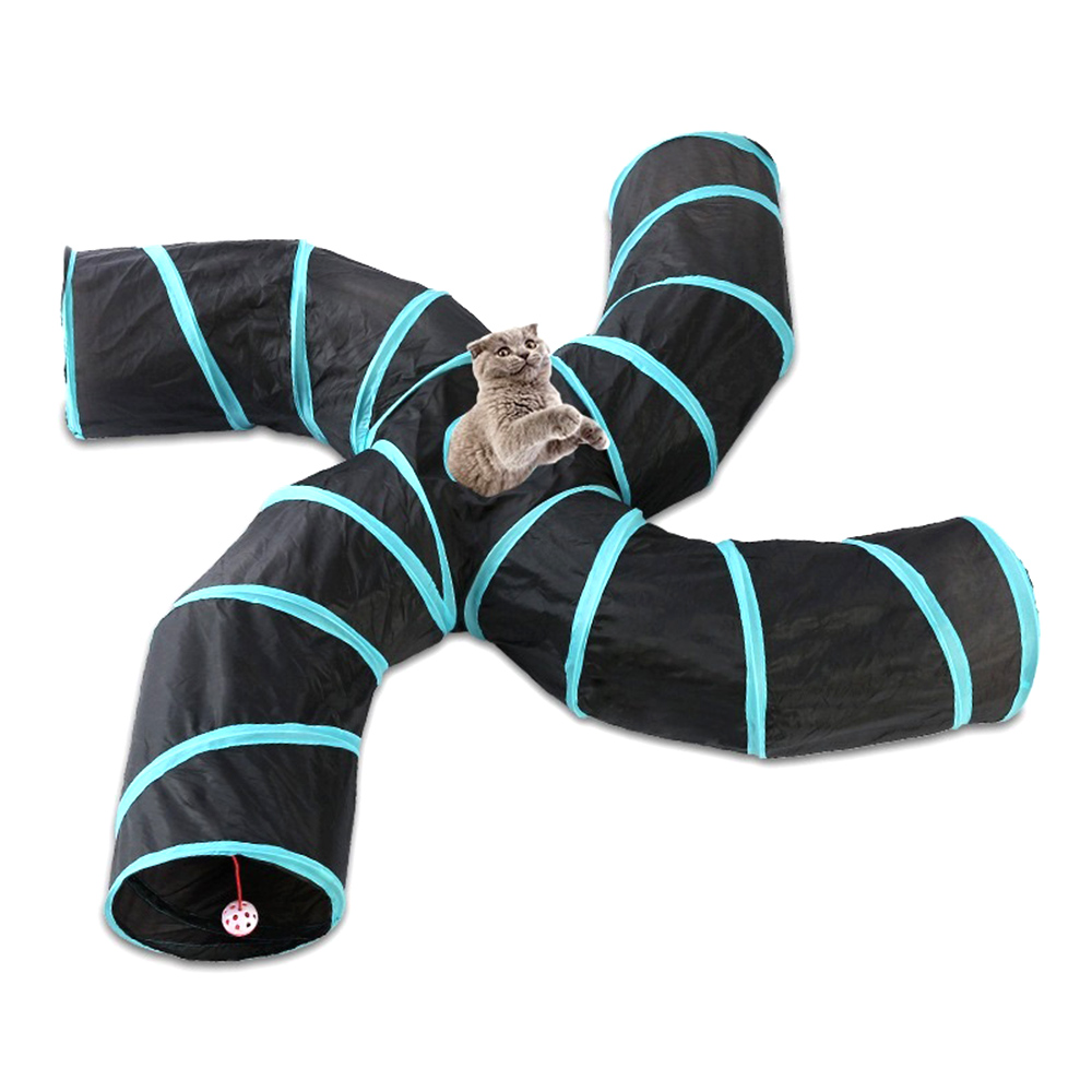 Indoor Cat Tunnel 4 Way Pet Pl - đánh giá và giá Cat Tunnel Toy