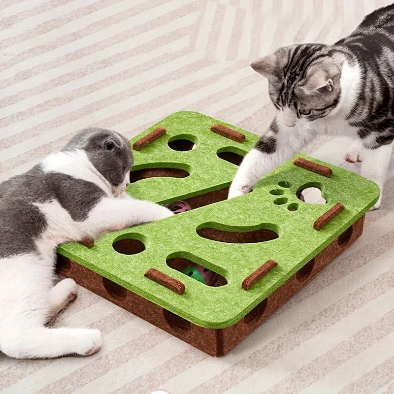 Interactive Cat Puzzle Toy Fel - đánh giá và giá Cat Tunnel Toy