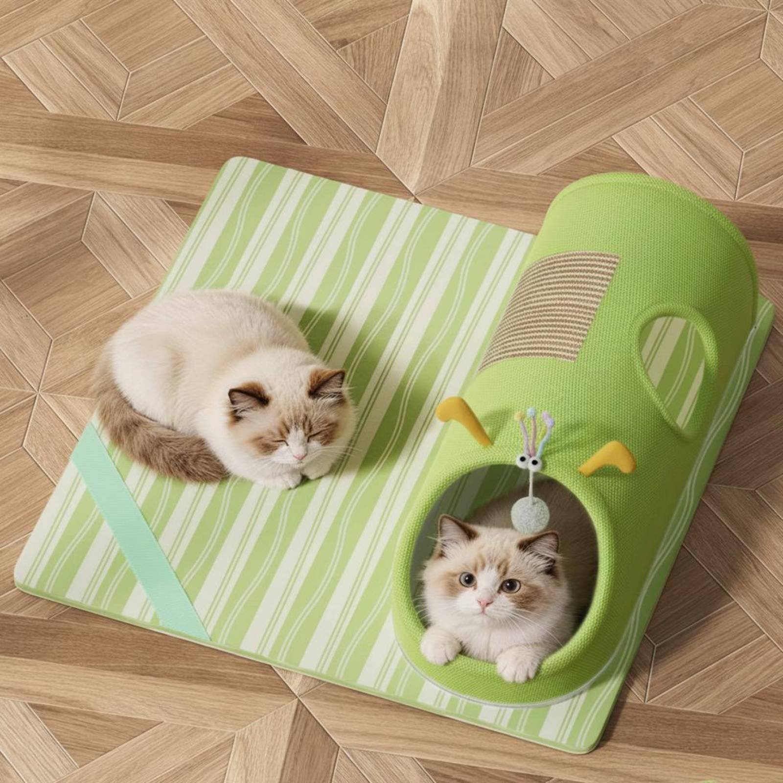 Feline Scratcher Tunnel Dangli - đánh giá và giá Cat Tunnel Toy